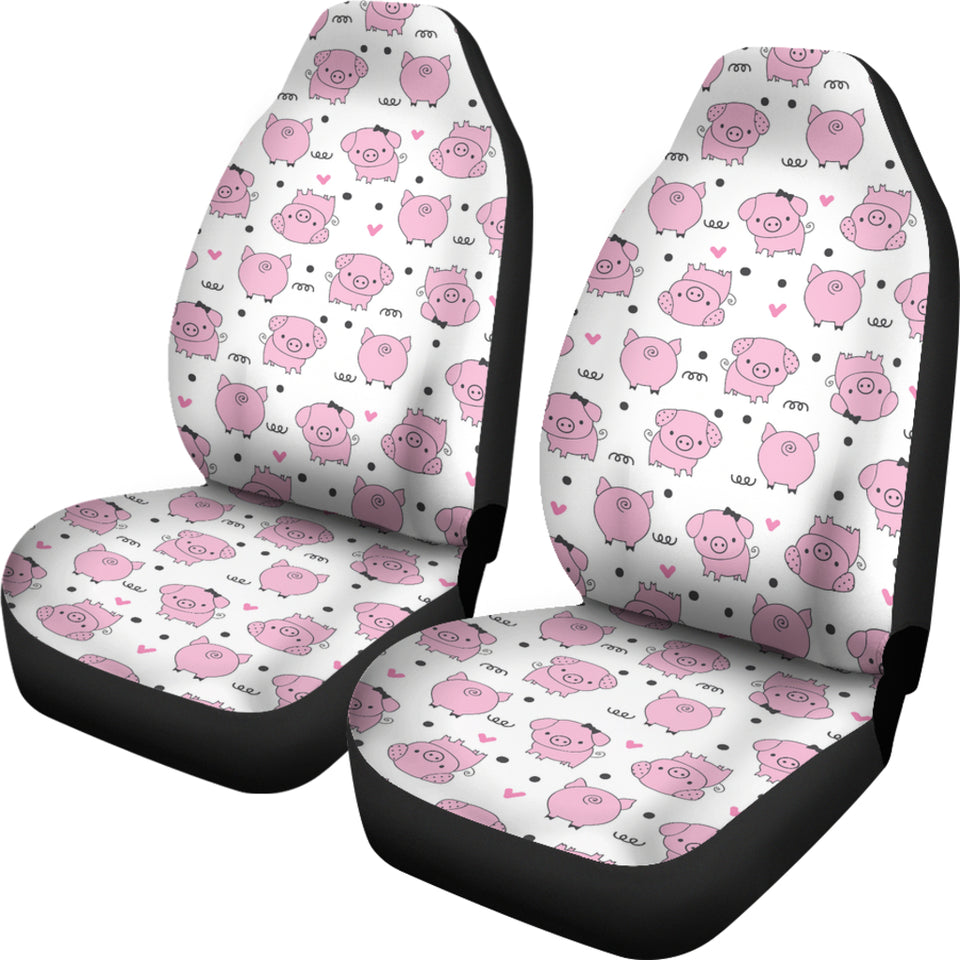 Pig Pattern Print Design 03 Universal Fit Car Seat Covers