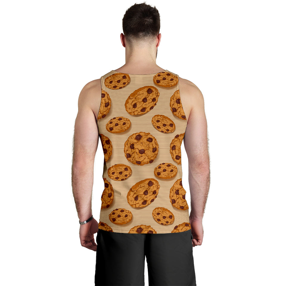 Cookie pattern Men Tank Top