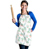 Pastel Colorcactus Pattern Copy Adjustable Apron