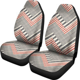Zigzag Chevron Striped Pattern  Universal Fit Car Seat Covers