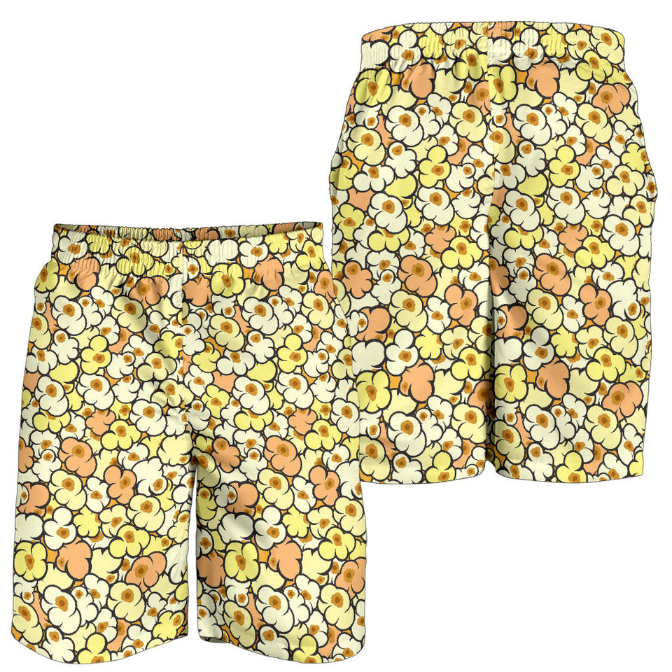 Popcorn Pattern Print Design 03 Men Shorts