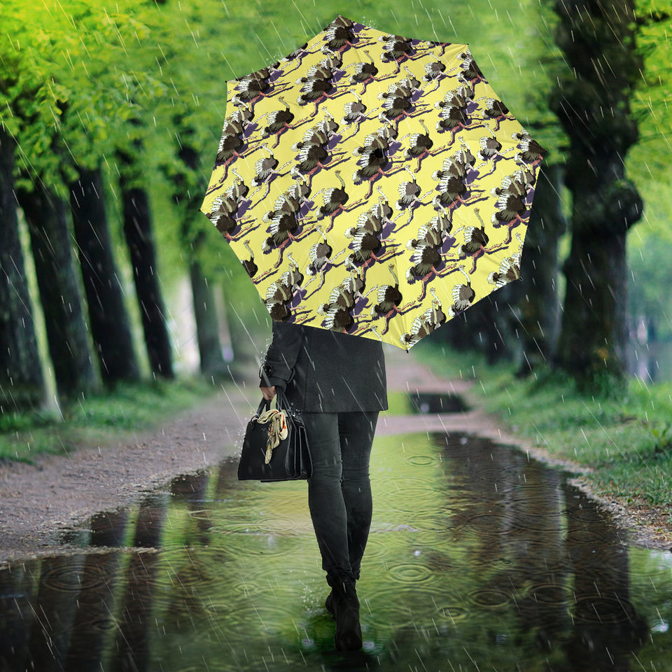 Ostrich Pattern Print Design 04 Umbrella
