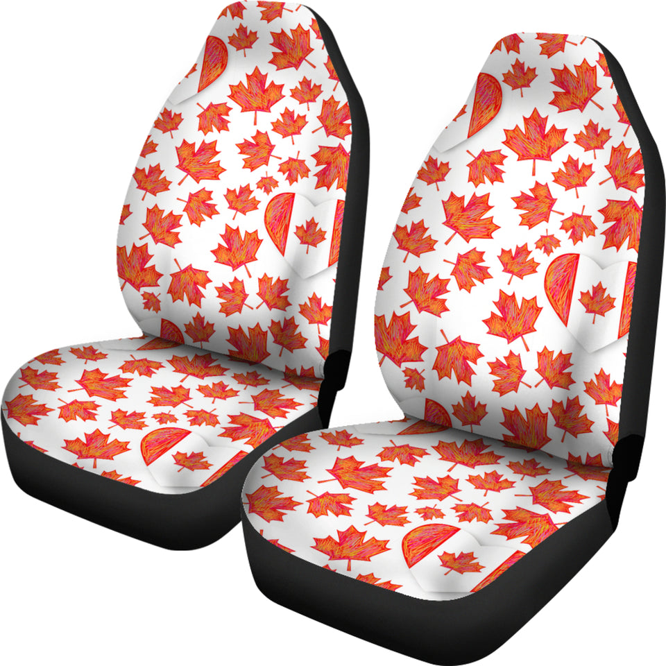 Canada Pattern Print Design 02 Universal Fit Car Seat Covers