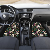 Unicorns Forest Background Front And Back Car Mats