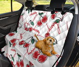 Hand Drawn Cherry Pattern Dog Car Seat Covers