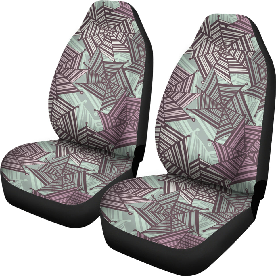 Spider Web Cobweb Design Color Pattern Universal Fit Car Seat Covers