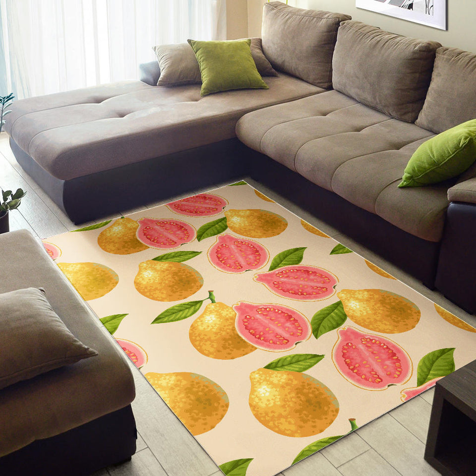 Beautiful Guava Pattern Area Rug