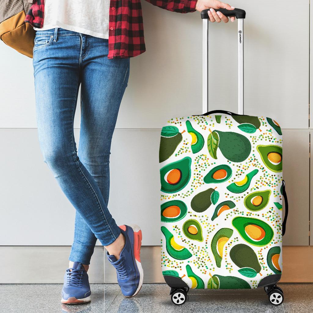 Avocado Design Pattern Cabin Suitcases Luggages