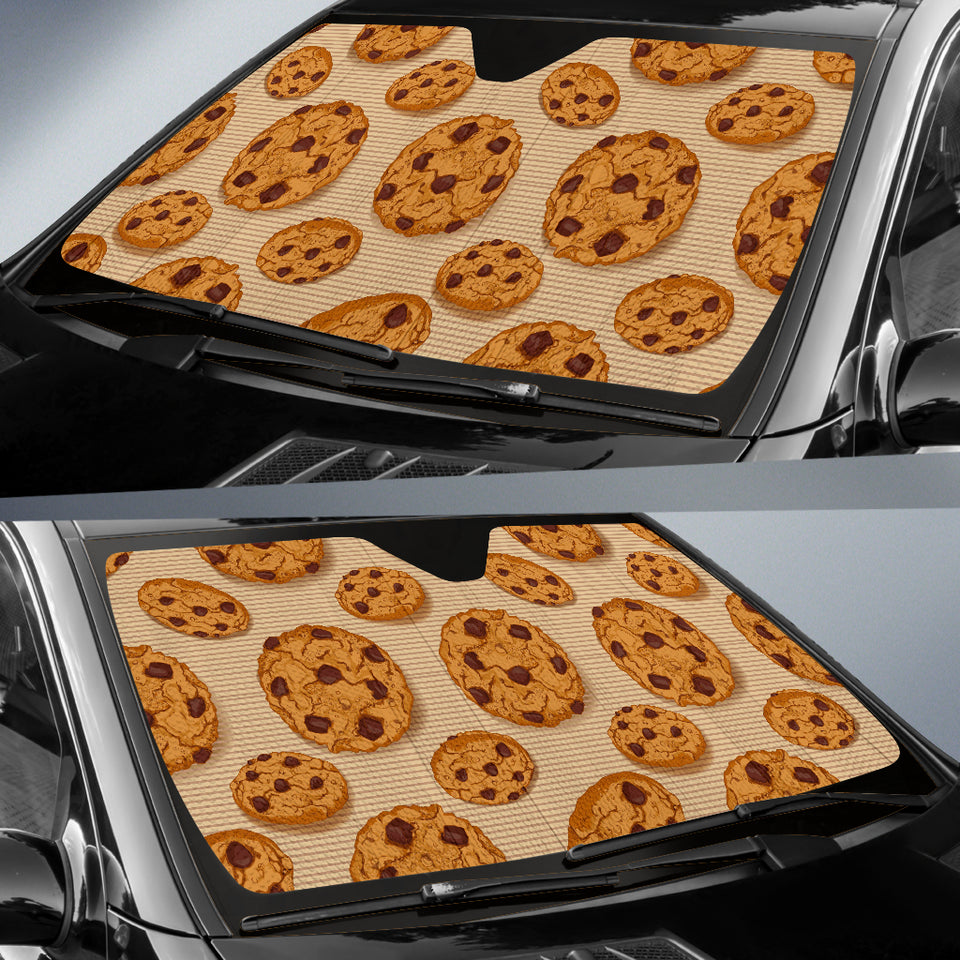 Cookie Pattern Car Sun Shade
