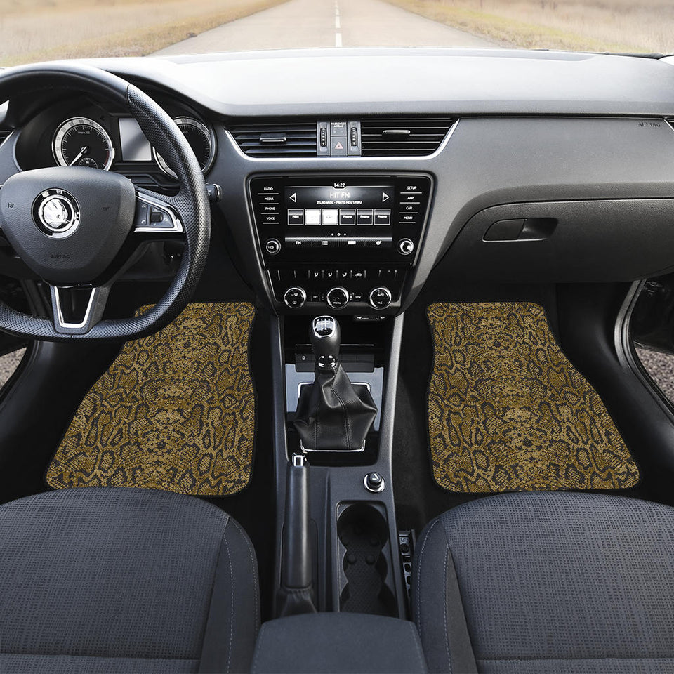 Snake Skin Pattern Front Car Mats