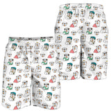 English Bulldog Pattern Print Design 03 Men Shorts
