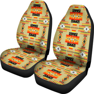 Seven Tribes Tan Car Seat Covers