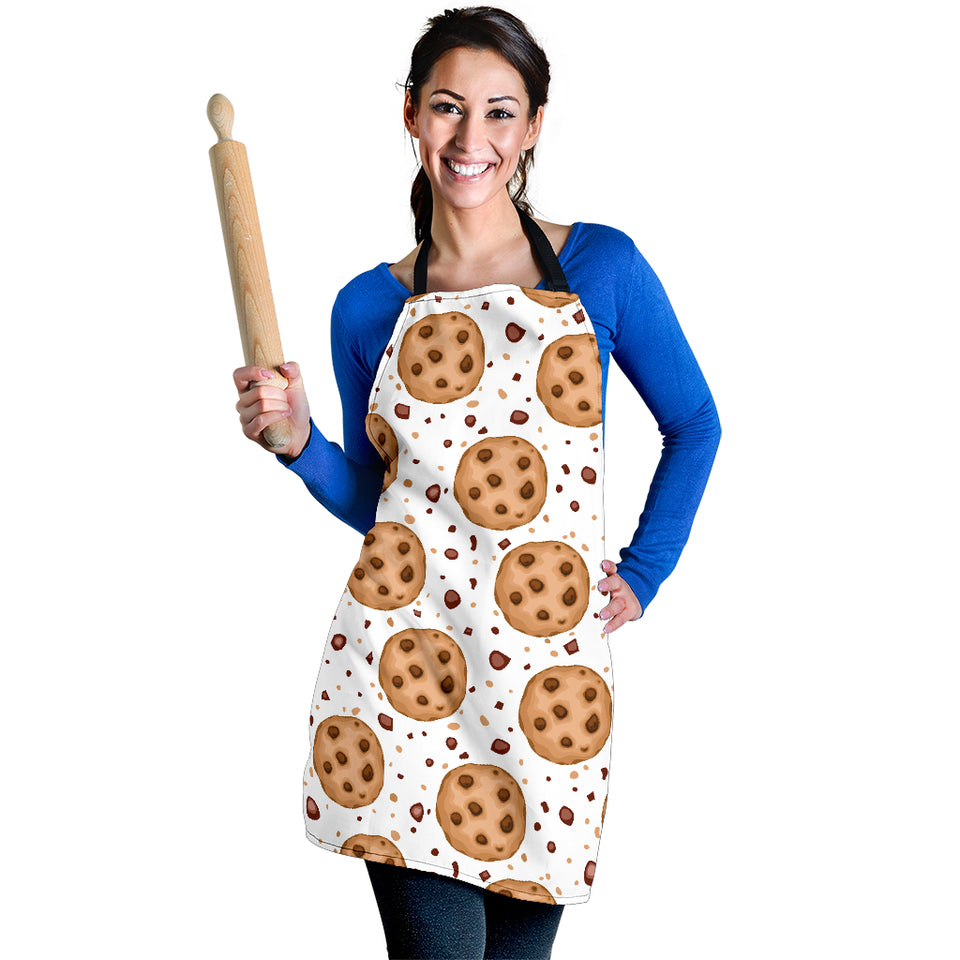 Chocolate Chip Cookie Pattern Adjustable Apron