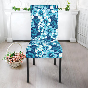 Hibiscus Pattern Print Design 03 Dining Chair Slipcover