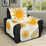 Sun design pattern Recliner Cover Protector