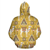 Camels Ethnic Motif Pattern Men Women Pullover Hoodie