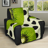 kiwi black dot background Recliner Cover Protector