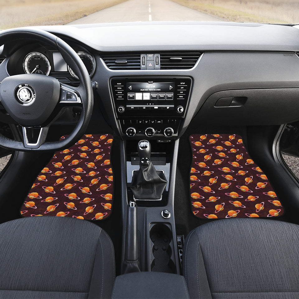 Hamburger Pattern Print Design 05 Front Car Mats