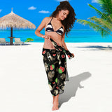 Raccoon Watermelon Pattern Sarong