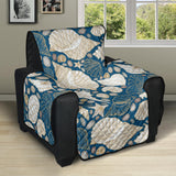 Shell Polynesian Tribal design pattern Recliner Cover Protector