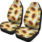 Watercolor Papaya Pattern  Universal Fit Car Seat Covers