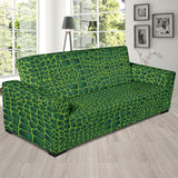 Crocodile Leather Skin Sofa Slipcover
