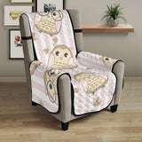 cute owl leaf Chair Cover Protector