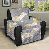 Cute dachshund dog pattern Recliner Cover Protector