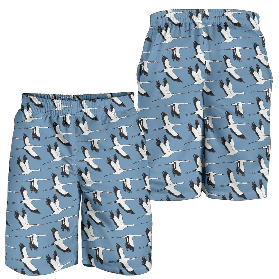 Seagull Pattern Print Design 04 Men Shorts