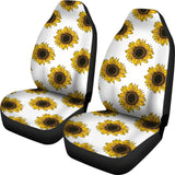 Sunflowers Design Pattern  Universal Fit Car Seat Covers