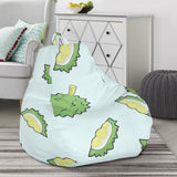 Durian Pattern Blue Background Bean Bag Cover