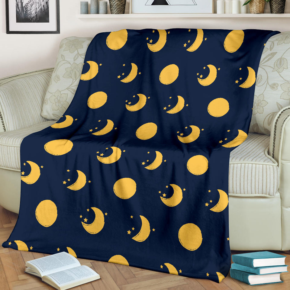 Moon Star Pattern Premium Blanket
