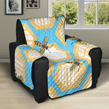 Bee honeycomb pattern Recliner Cover Protector