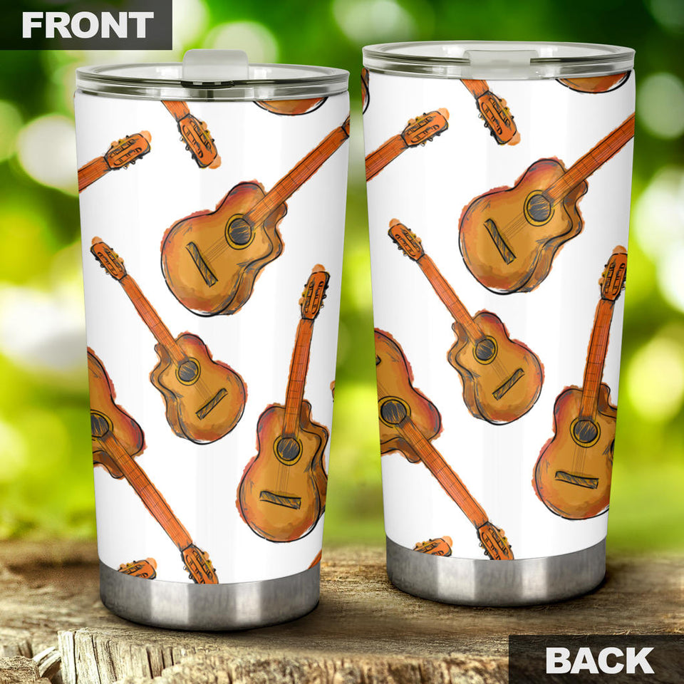 Paint Guitar Pattern Tumbler