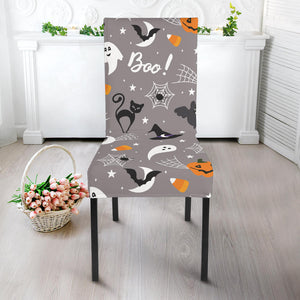Halloween Design Pattern Dining Chair Slipcover
