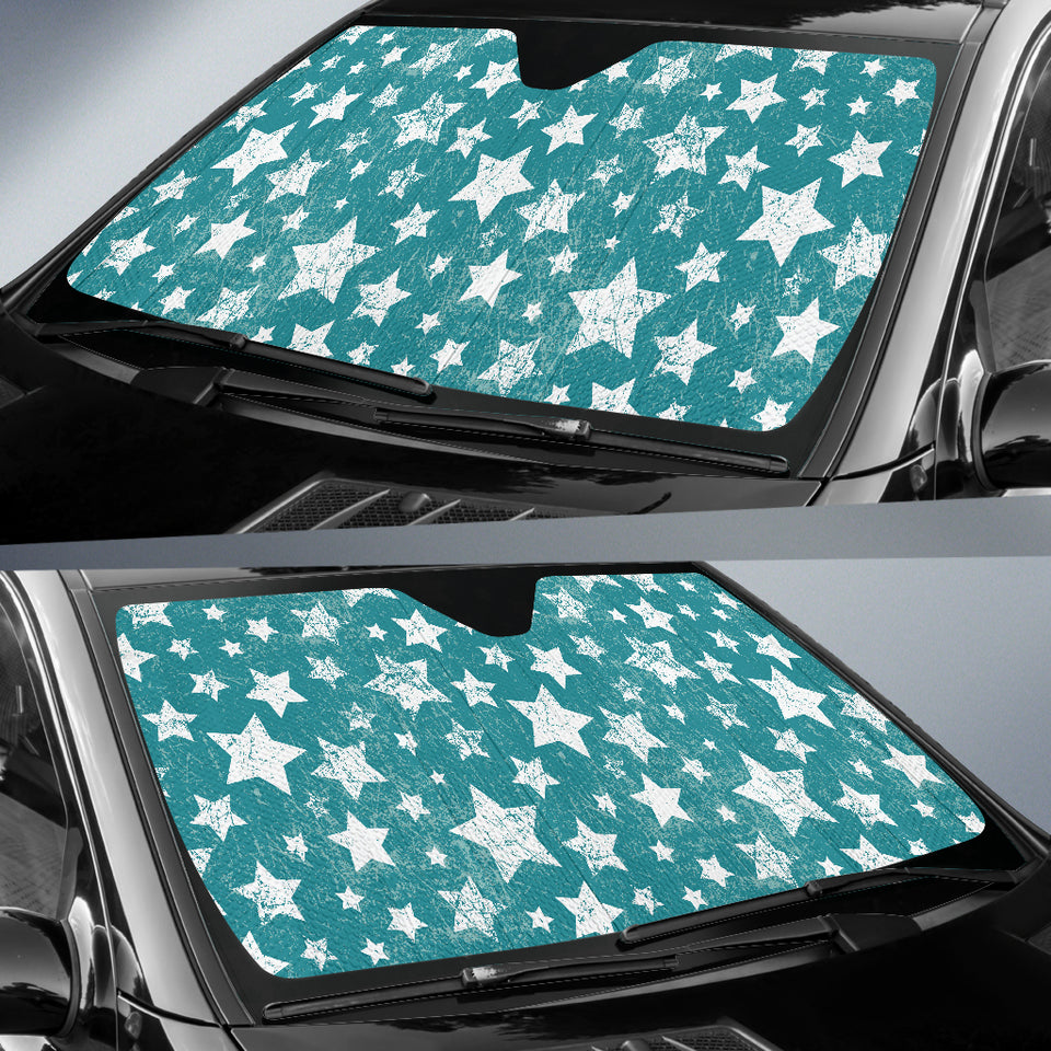 Vintage Star Pattern Car Sun Shade