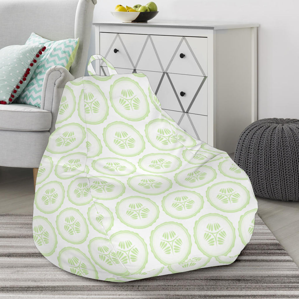 Cucumber Pattern Background Bean Bag Cover