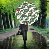 Bonsai Red Sun Japanese Pattern Umbrella
