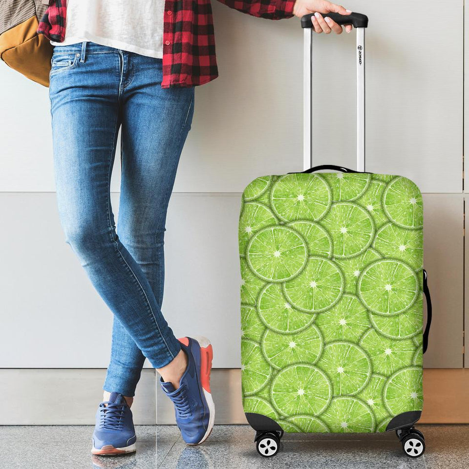 Slices Of Lime Pattern Cabin Suitcases Luggages
