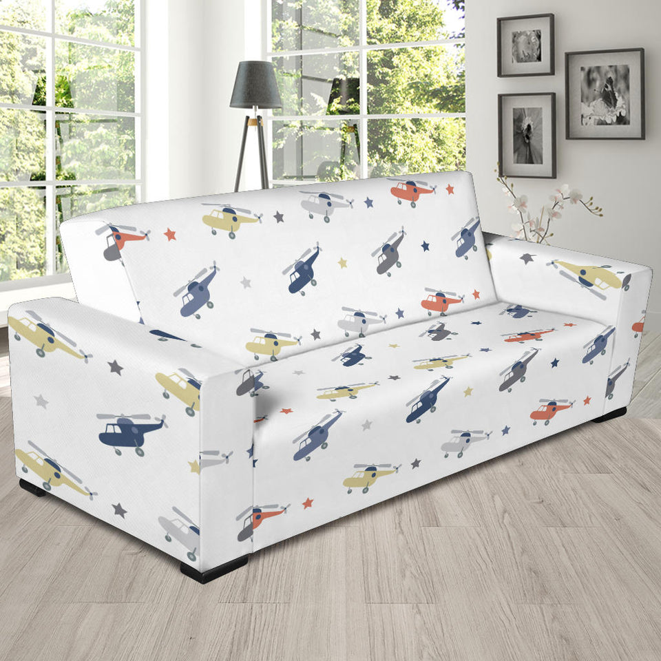 Cute Helicopter Star Pattern Sofa Slipcover