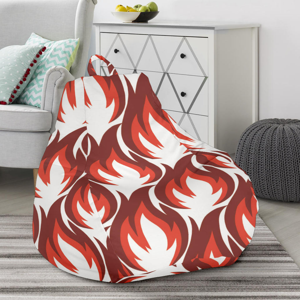 Fire Flame Symbol Design Pattern Bean Bag Cover
