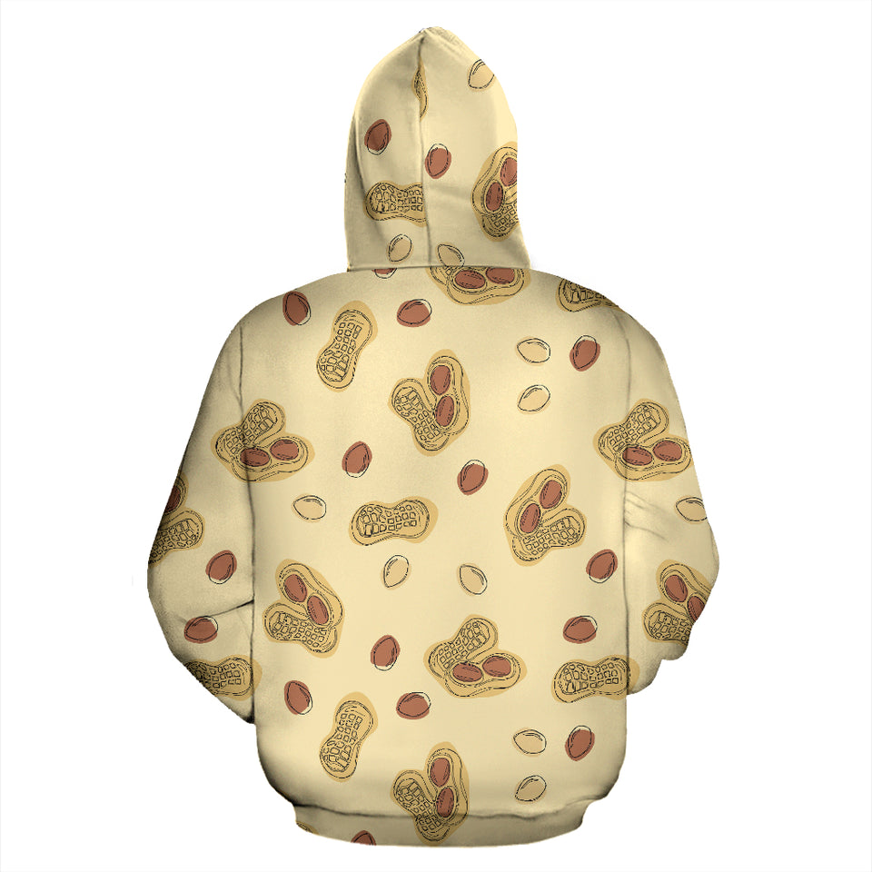 Peanuts Design Pattern Zip Up Hoodie
