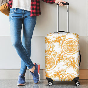 Hand Drawn Orange Fruit Pattern Luggage Covers