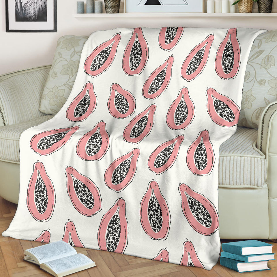 Papaya Pattern Premium Blanket