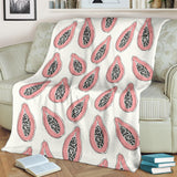 Papaya Pattern Premium Blanket