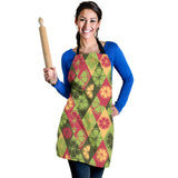 Cool Geometric Lime Pattern Adjustable Apron