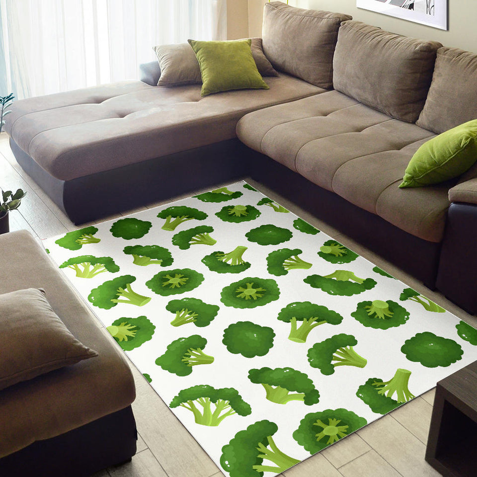 Cute Broccoli Pattern Area Rug