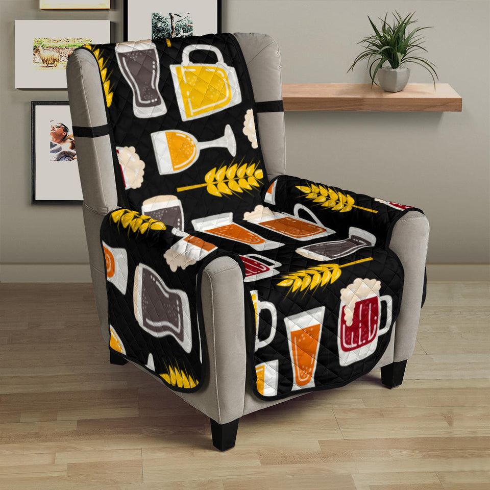 Beer type pattern Chair Cover Protector