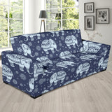 Elephant Tribal Design Pattern Sofa Slipcover