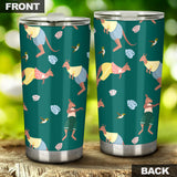 Kangaroo Leaves Pattern Tumbler